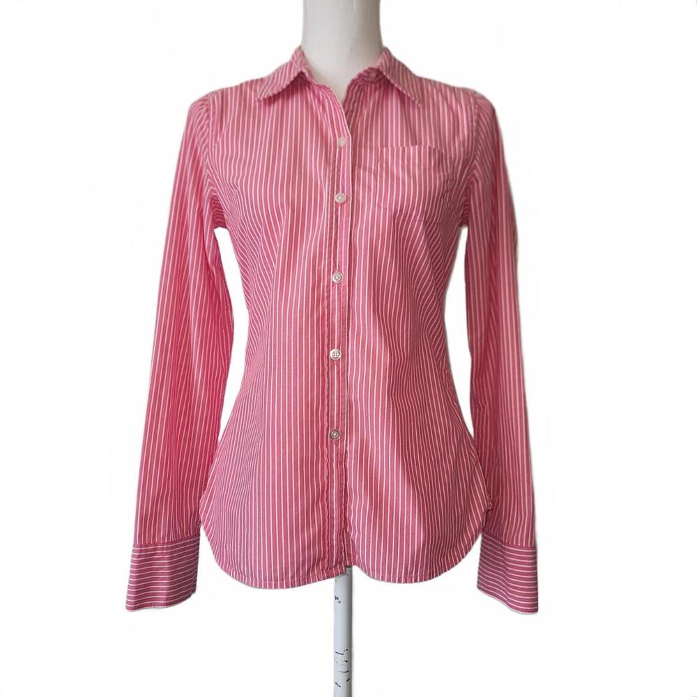 American Eagle Outfitters Authentic Favorite Button Up Long Sleeve Collared 4